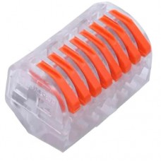 Conector Derivador Conexión Rápida Transparente 8 Puntos 1 a 8